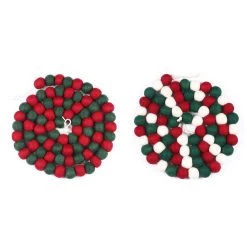 Top 10 ✔️ Assorted 6ft. Red & Green Felt Pom Pom Garland by Ashland® ✔️ -Ashland Sales 10700508 2