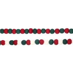 Top 10 ✔️ Assorted 6ft. Red & Green Felt Pom Pom Garland by Ashland® ✔️ -Ashland Sales 10700508 5