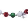 Deals 🥰 6ft. Red, White & Green Ball & Tinsel Garland by Ashland® 🧨