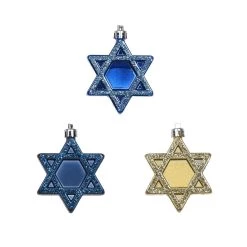 Deals 🥰 Assorted 3" Star of David Plastic Ornaments by Ashland® 🧨 -Ashland Sales 10700689 4