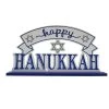 Discount ✔️ 7'' Happy Hanukkah Glitter Tabletop Sign by Ashland® 🧨 -Ashland Sales 10700691 1