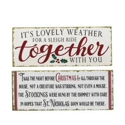 Outlet 🥰 Assorted 14" 🔔 Christmas Themed Tabletop Sign by Ashland® 🛒
