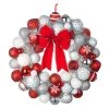 Best deal ⭐ 23" Red & White Ball Ornament Wall Wreath by Ashland® 🎁 1 Best deal ⭐ 23" Red & White Ball Ornament Wall Wreath by Ashland® 🎁 -Ashland Sales 10700709 1