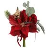 Wholesale 🎁 Dark Red Poinsettia, Rose & Eucalyptus Bundle by Ashland® 😀 -Ashland Sales 10700715 1