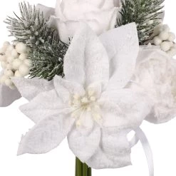 Hot Sale 🔔 White Poinsettia & Hydrangea Bundle by Ashland® 🛒 -Ashland Sales 10700720 2