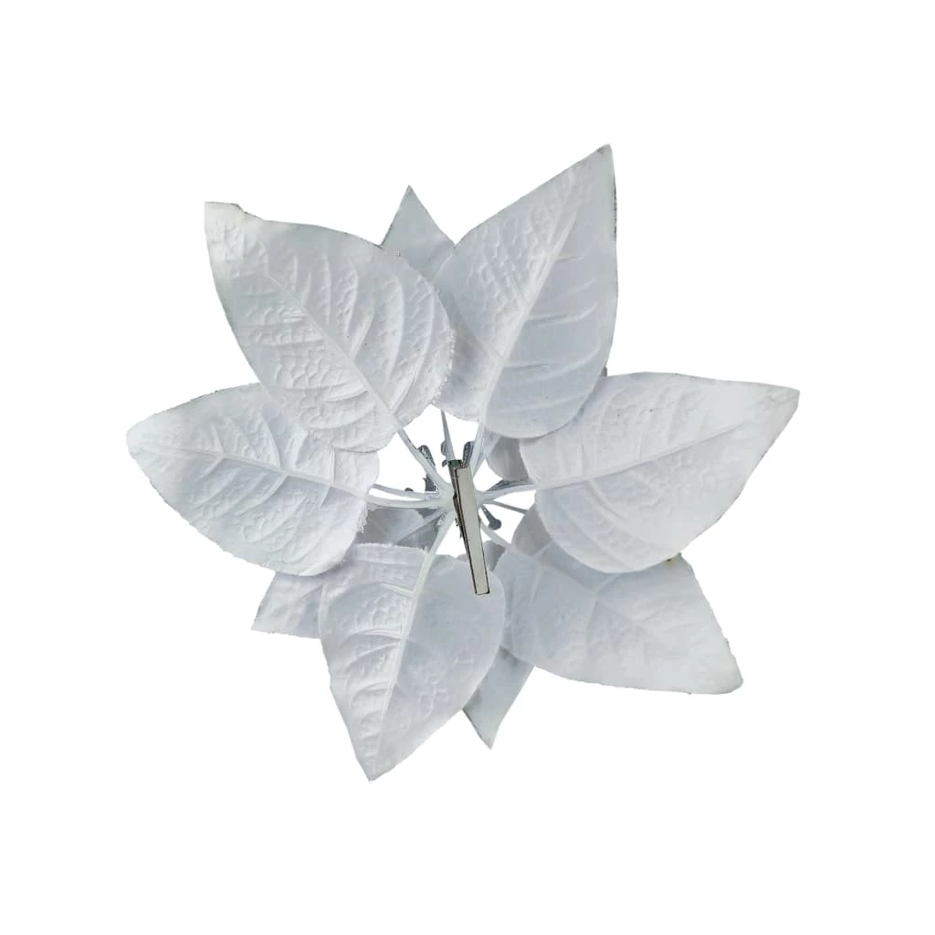 Outlet 🥰 White Poinsettia Accent Clip by Ashland® ⭐ 4 Outlet 🥰 White Poinsettia Accent Clip by Ashland® ⭐ - Image 2