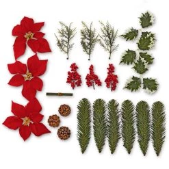 Brand new 😀 Red Poinsettia Accents by Ashland® 🌟 -Ashland Sales 10700750 3