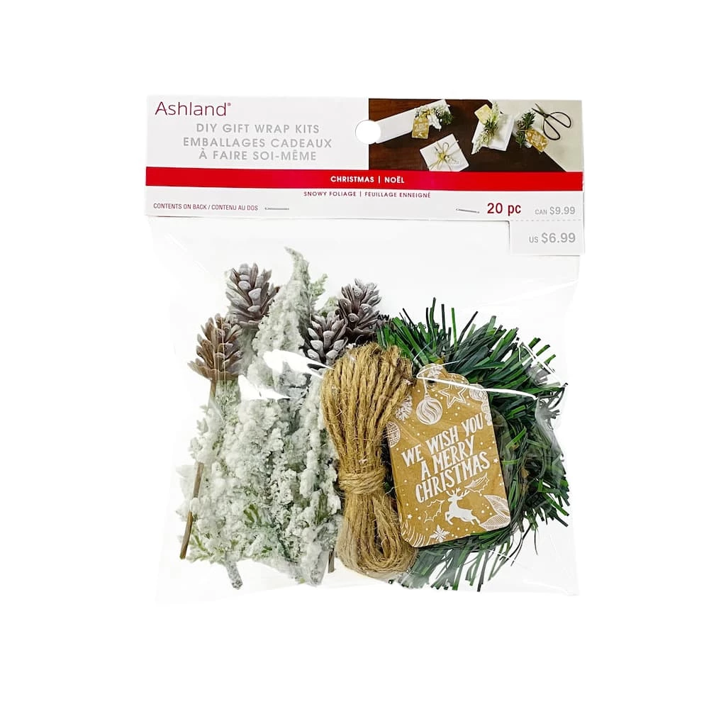 Best Sale ❤️ Snowy Foliage DIY Gift Wrap Kit by Ashland® 🎉 4 Best Sale ❤️ Snowy Foliage DIY Gift Wrap Kit by Ashland® 🎉 - Image 2