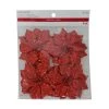 Top 10 🌟 3.5" Glittery Red Poinsettia Accents by Ashland®, 4ct. ⭐ -Ashland Sales 10700769