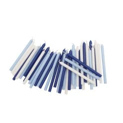 Promo 💯 Blue & White Hanukkah Candles by Ashland®, 45ct. 👏 -Ashland Sales 10700785 4