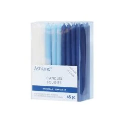 Promo 💯 Blue & White Hanukkah Candles by Ashland®, 45ct. 👏 -Ashland Sales 10700785 5
