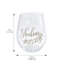 Outlet 👍 Assorted 21oz. Hanukkah Wine Glass by Ashland® 😀 -Ashland Sales 10700794 4