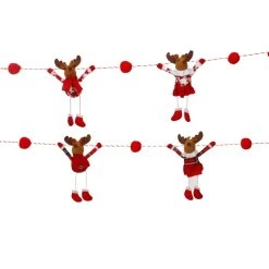 Wholesale 🥰 Assorted 6ft. Fabric Reindeer Garland by Ashland® 🌟