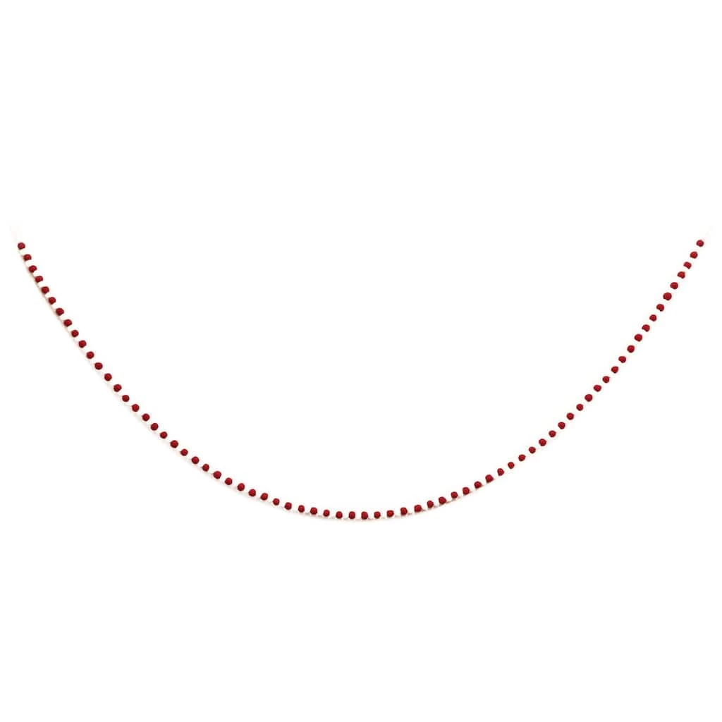 Best Sale 😉 6ft. Red & White Skinny Pom Pom Garland by Ashland® 🔥 6 Best Sale 😉 6ft. Red & White Skinny Pom Pom Garland by Ashland® 🔥 - Image 4