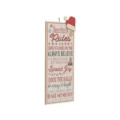 Best reviews of 💯 Santa's Rules Wall Sign by Ashland® 🥰 -Ashland Sales 10700849 2