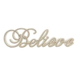 Best Pirce 🧨 25" Glittery Believe Tabletop Sign by Ashland® 👍