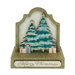 Discount ✨ 6.5" 🎁 Christmas Tree with Gifts Tabletop Sign by Ashland® 🧨