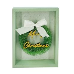 Outlet ✨ Assorted 7" 🎁 Christmas Wreath Tabletop Block Accent by Ashland® 🛒 -Ashland Sales 10700889 2