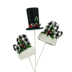 Wholesale 🎉 Christmas Top Hat & Mittens Stem by Ashland® ❤️ -Ashland Sales 10700965 2