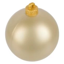 Discount 🌟 12" Champagne Oversized Ornament by Ashland® 😀 -Ashland Sales 10700975 2