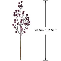 Buy 🌟 Glittery Purple Berry Stem by Ashland® 🌟 -Ashland Sales 10700983 3