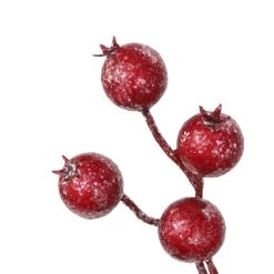 Budget 🧨 Iced Red Rose Berry Stem by Ashland® 🌟 -Ashland Sales 10700997 2