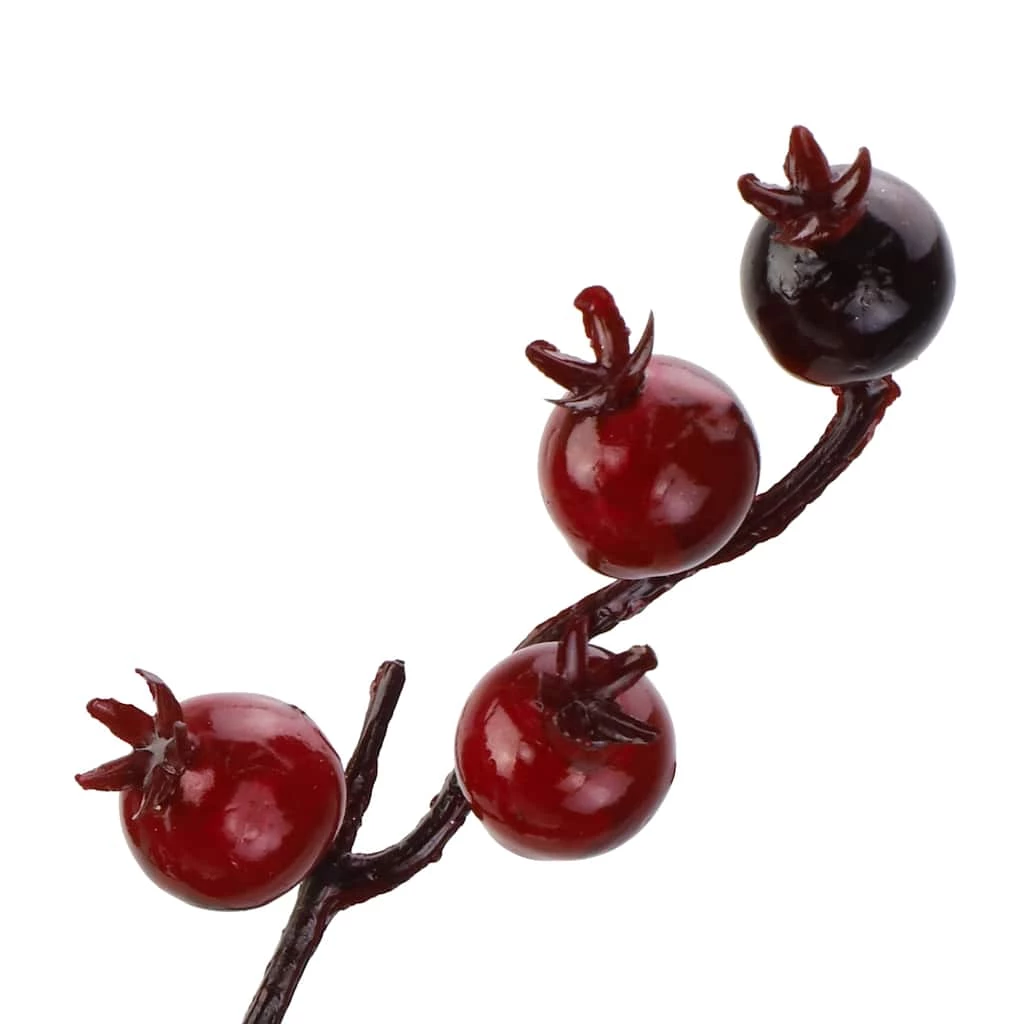 Cheapest ✨ Dark Red Berry Stem by Ashland® 🛒 4 Cheapest ✨ Dark Red Berry Stem by Ashland® 🛒 - Image 2