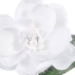 Hot Sale 🎁 White Glitter Magnolia Stem by Ashland® 💯 -Ashland Sales 10701009 2