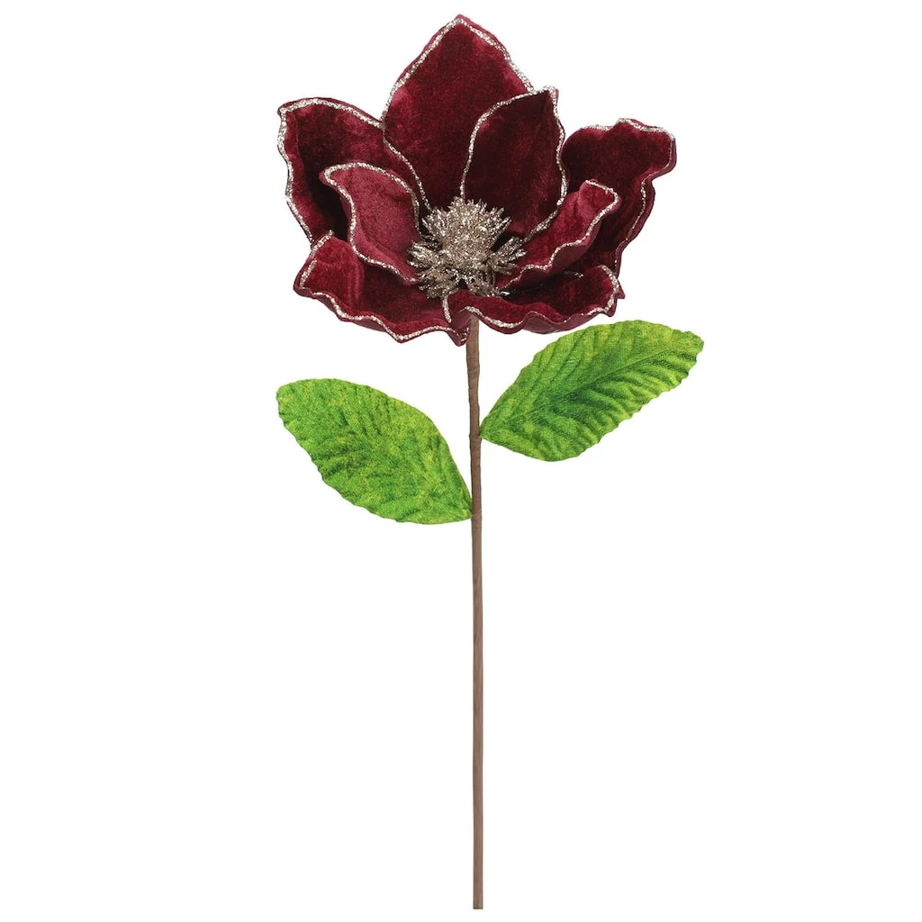 Top 10 🥰 Burgundy Magnolia Velvet 🎄 Christmas Stem by Ashland® 🔥 4 Top 10 🥰 Burgundy Magnolia Velvet 🎄 Christmas Stem by Ashland® 🔥 - Image 2