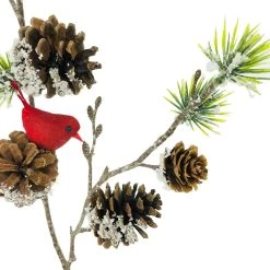 Deals 🎁 Pinecone Stem with Cardinals by Ashland® 🥰 -Ashland Sales 10701045 2