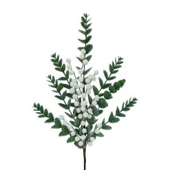 Budget 🧨 White Berry & Eucalyptus Leaf Stem by Ashland® 😀 -Ashland Sales 10701064 2
