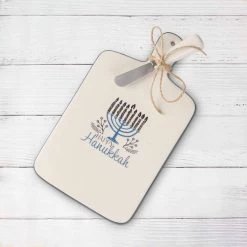 Buy 😉 Hanukkah Cheese Board & Knife Set by Ashland® 💯 -Ashland Sales 10701074 3