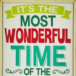 Promo 😀 Wonderful Time of the Year Wall Hanging by Ashland® ✨ -Ashland Sales 10701080 2