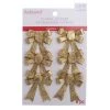 Coupon 👍 Gold Glitter Bows, 6ct. by Ashland® 🎄 Christmas 🥰 -Ashland Sales 10701085 1