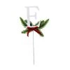 New ❤️ Christmas Pine Sprig Letter E Pick by Ashland® ❤️ -Ashland Sales 10701103 1