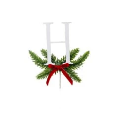 Coupon 🌟 Christmas Pine Sprig Letter H Pick by Ashland® 😉 -Ashland Sales 10701109 2