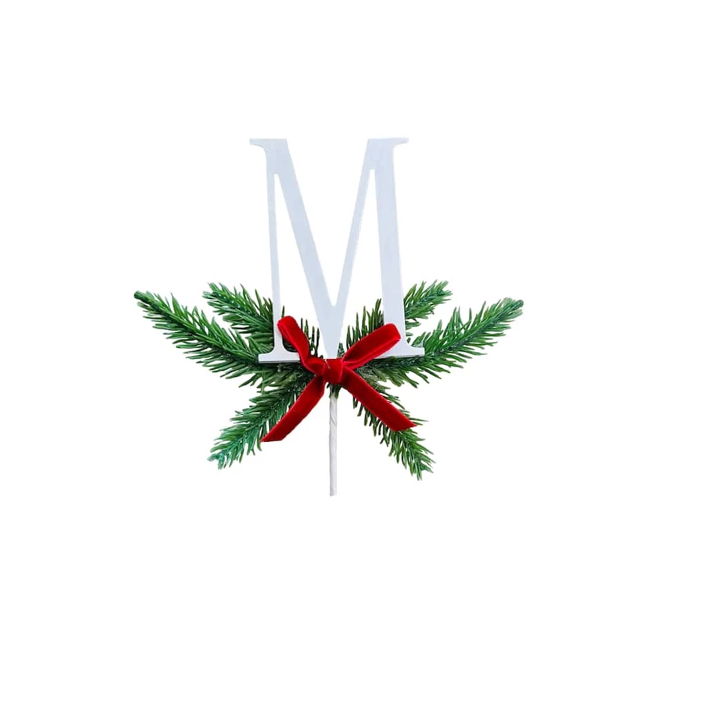Best deal 🌟 Christmas Pine Sprig Letter M Pick by Ashland® 😉 4 Best deal 🌟 Christmas Pine Sprig Letter M Pick by Ashland® 😉 - Image 2