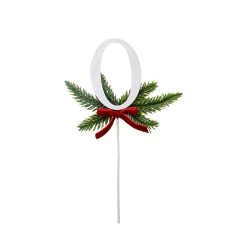 Promo 🔔 Christmas Pine Sprig Letter O Pick by Ashland® 🔥
