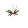 Wholesale 🤩 Christmas Pine Sprig Letter P Pick by Ashland® 🎁 -Ashland Sales 10701132 1