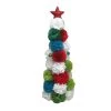 New 🎉 15.7" Multicolor Pom-Pom Tabletop 🎄 Christmas Tree by Ashland® 🥰 -Ashland Sales 10701134 1