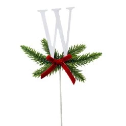 Buy 👍 Christmas Pine Sprig Letter W Pick by Ashland® 🔔 -Ashland Sales 10701145 2