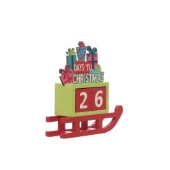 Cheapest 🔥 Sleigh 🎁 Christmas Countdown Tabletop Décor by Ashland® 😍 -Ashland Sales 10701146 3