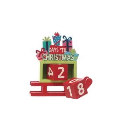Cheapest 🔥 Sleigh 🎁 Christmas Countdown Tabletop Décor by Ashland® 😍 -Ashland Sales 10701146 4