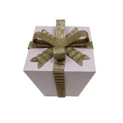 Best reviews of ❤️ 7.3" Pink Gift Box Tabletop Decoration by Ashland® ✨ -Ashland Sales 10701156 2