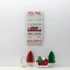 New 🥰 9.5" Santa on Sleigh Decoration by Ashland® 🔔 -Ashland Sales 10701168 3