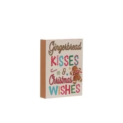 Best deal 👏 Assorted Gingerbread Block Sign Tabletop Décor by Ashland® 🔥 -Ashland Sales 10701189 5