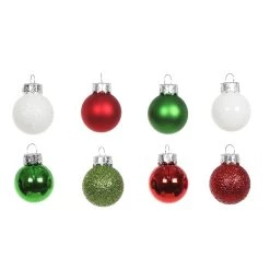 Promo 😉 Assorted 16ct. 25mm Glass Ball Ornaments by Ashland® 👏 -Ashland Sales 10701197 2