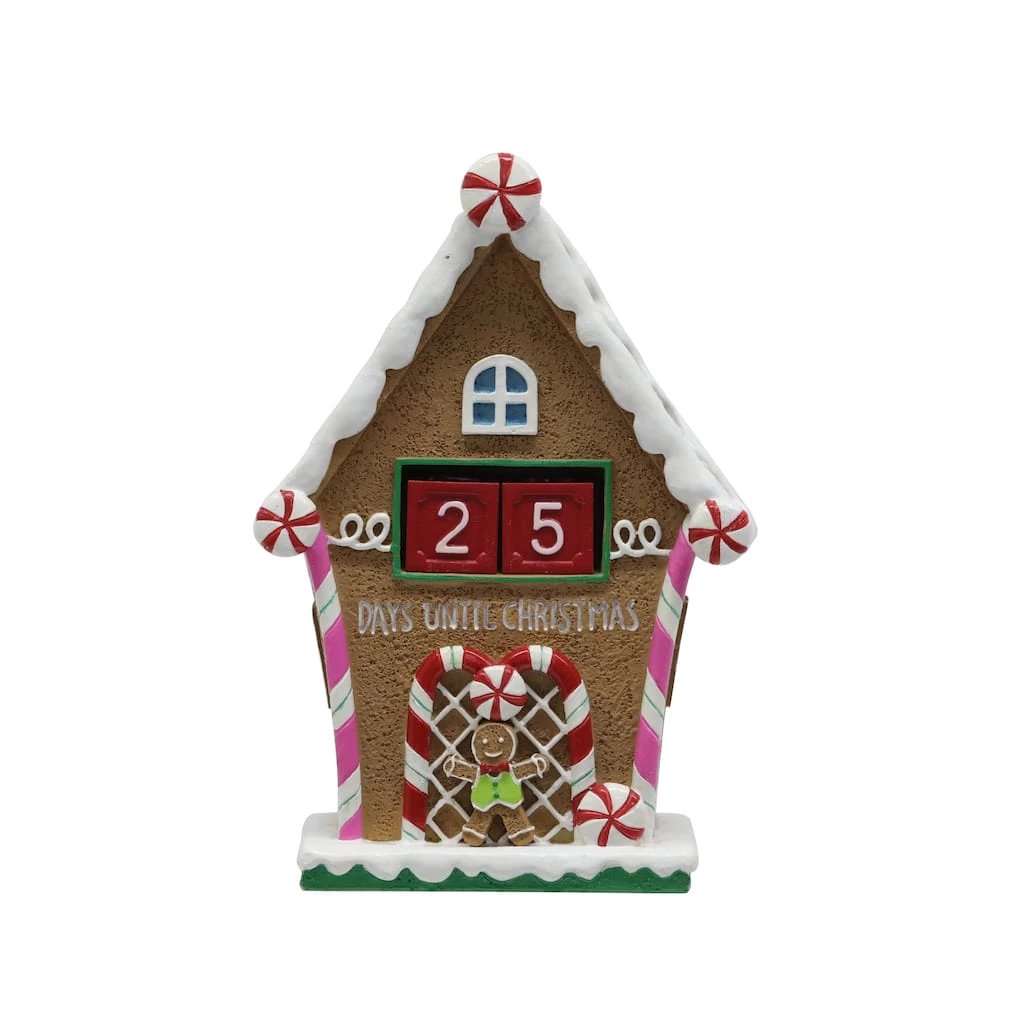 Discount ๐งจ 8" Gingerbread House Countdown Decoration by Ashland® ๐ 3 Discount ๐งจ 8" Gingerbread House Countdown Decoration by Ashland® ๐