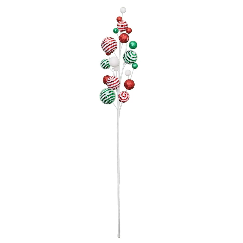 Top 10 👏 Red, Green & White Mini Ball Ornament Spray by Ashland® 😉 5 Top 10 👏 Red, Green & White Mini Ball Ornament Spray by Ashland® 😉 - Image 3