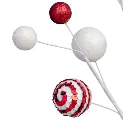 Coupon 😉 Red & White Mini Ball Ornament Spray by Ashland® 🥰 -Ashland Sales 10701256 2